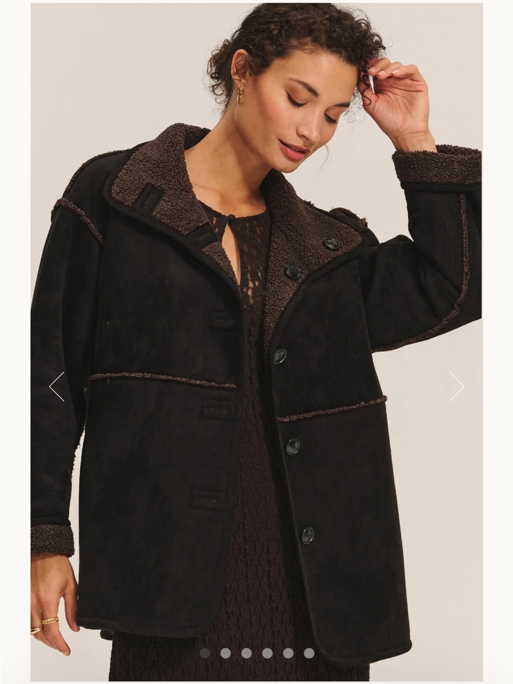 Velvet by Graham and Spencer Shona Sherpa Reversible Jacket - NWT